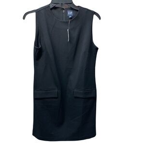 ❤️ GAP BLACK SHIFT MINI DRESS SIZE XS NEW